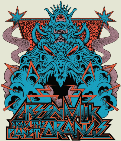 logo Green Milk From The Planet Orange